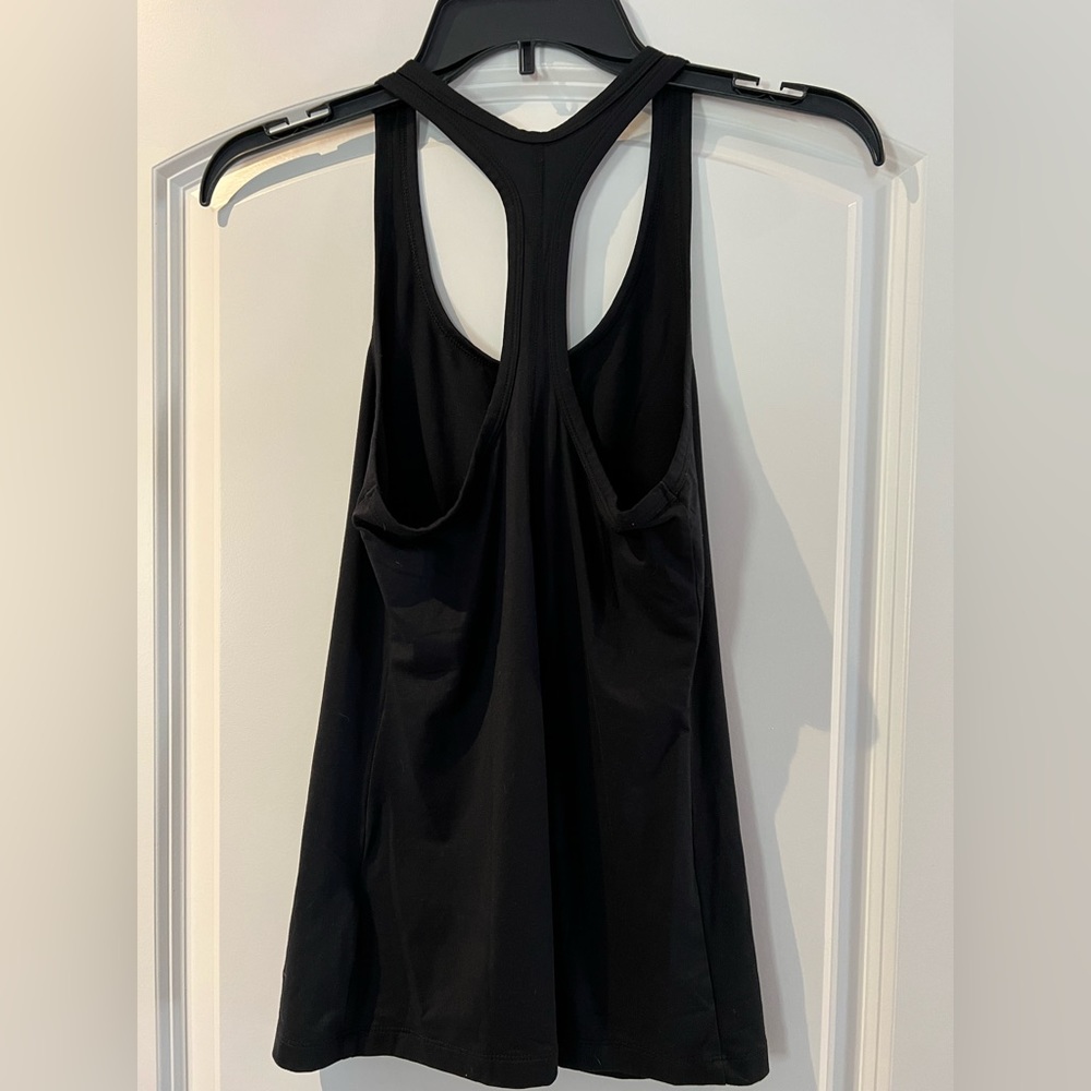 Nike Dry Fit Razorback Black Workout Tank Top - Size S
